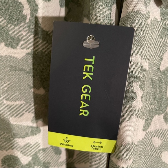 Tekgear multi toned green camouflage short sleeve tee - Picture 3 of 4